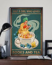 JUST A GIRL WHO LOVES BOOKS AND TEA 11x17 Poster lifestyle-poster-2