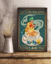 JUST A GIRL WHO LOVES BOOKS AND TEA 11x17 Poster lifestyle-poster-3