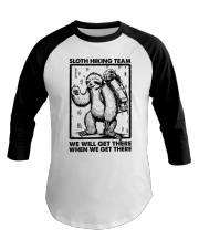 SLOTH HIKING TEAM Baseball Tee tile