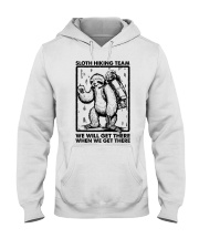 SLOTH HIKING TEAM Hooded Sweatshirt front