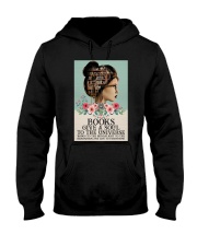 BOOKS GIVE A SOUL TO THE UNIVERSE Hooded Sweatshirt tile