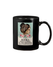 BOOKS GIVE A SOUL TO THE UNIVERSE Mug tile