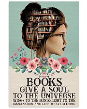 BOOKS GIVE A SOUL TO THE UNIVERSE 11x17 Poster front