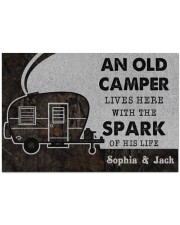 CAMPER - CUSTOM NAME Doormat 34" x 23" front