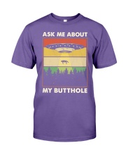ASK ME ABOUT MY BUTTHOLE Premium Fit Mens Tee tile