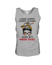 LARGE COFFEE COMFY CLOTHES Unisex Tank tile