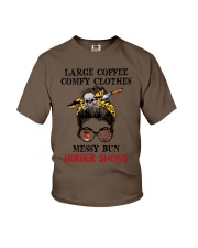 LARGE COFFEE COMFY CLOTHES Youth T-Shirt tile