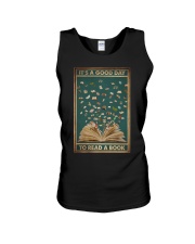 IT'S A GOOD DAY TO READ BOOK Unisex Tank tile