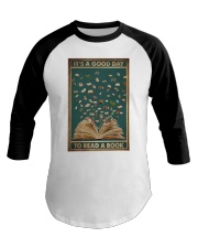 IT'S A GOOD DAY TO READ BOOK Baseball Tee tile