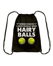 TENNIS FANATIC Drawstring Bag tile