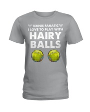TENNIS FANATIC Ladies T-Shirt tile