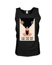 LOSE YOUR MIND FIND YOUR SOUL Unisex Tank tile