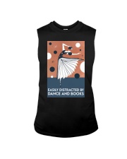 EASILY DISTRACTED BY DANCE AND BOOKS Sleeveless Tee tile