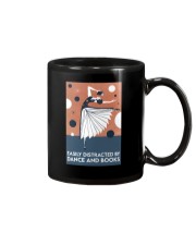 EASILY DISTRACTED BY DANCE AND BOOKS Mug tile