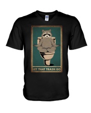 LET THAT TRASH GO V-Neck T-Shirt tile