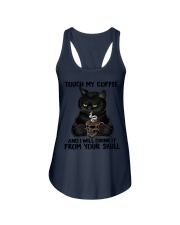 TOUCH MY COFFEE Ladies Flowy Tank tile