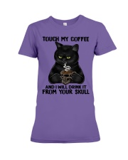 TOUCH MY COFFEE Premium Fit Ladies Tee tile