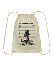 THE SOUND OF SILENCE Drawstring Bag tile