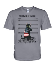 THE SOUND OF SILENCE V-Neck T-Shirt tile