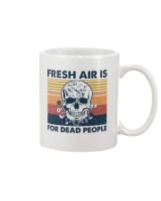 FRESH AIR IS FOR DEAD PEOPLE Mug tile