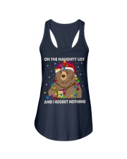 ON THE NAUGHTY LIST AND I REGRET NOTHING Ladies Flowy Tank tile