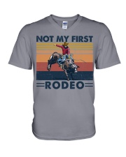 NOT MY FIRST RODEO V-Neck T-Shirt tile