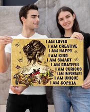 HIPPIE GIRL - I AM - CUSTOM NAME 24x16 Poster poster-landscape-24x16-lifestyle-21