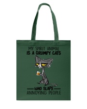 MY SPIRIT ANIMAL IS A GRUMPY CATS Tote Bag tile