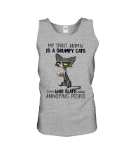 MY SPIRIT ANIMAL IS A GRUMPY CATS Unisex Tank tile