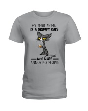 MY SPIRIT ANIMAL IS A GRUMPY CATS Ladies T-Shirt tile