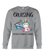 CRUISING BECAUSE MURDER IS WRONG Crewneck Sweatshirt tile