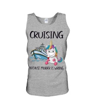 CRUISING BECAUSE MURDER IS WRONG Unisex Tank tile