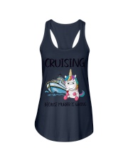 CRUISING BECAUSE MURDER IS WRONG Ladies Flowy Tank tile