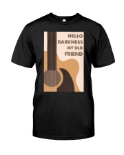HELLO DARKNESS MY OLD FRIEND Premium Fit Mens Tee tile