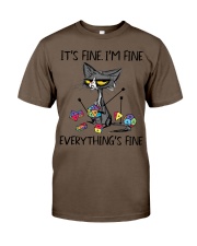 IT'S FINE I'M FINE EVERYTHING'S FINE Classic T-Shirt tile