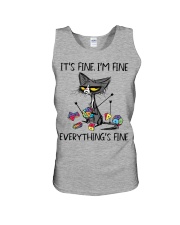 IT'S FINE I'M FINE EVERYTHING'S FINE Unisex Tank tile