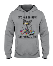 IT'S FINE I'M FINE EVERYTHING'S FINE Hooded Sweatshirt tile