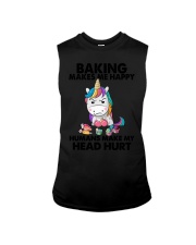 BAKING MAKES ME HAPPY Sleeveless Tee tile
