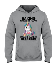 BAKING MAKES ME HAPPY Hooded Sweatshirt tile