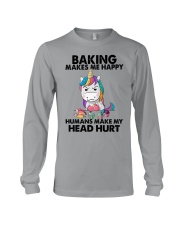 BAKING MAKES ME HAPPY Long Sleeve Tee tile