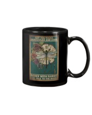 MAY YOU TOUCH DRAGONFLIES AND STAR Mug tile