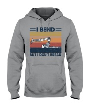 I BENT BUT I DON'T BREAK Hooded Sweatshirt tile