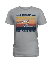 I BENT BUT I DON'T BREAK Ladies T-Shirt tile