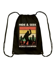 HIDE AND SEEK WORLD CHAMPION Drawstring Bag tile