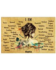 HIPPIE - I AM - CUSTOM NAME 24x16 Poster front