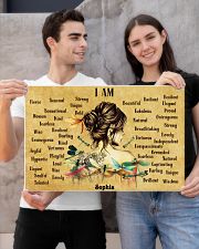 HIPPIE - I AM - CUSTOM NAME 24x16 Poster poster-landscape-24x16-lifestyle-21