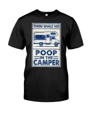 THOU SHALT NOT POO IN THE CAMPER Classic T-Shirt tile