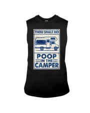 THOU SHALT NOT POO IN THE CAMPER Sleeveless Tee tile