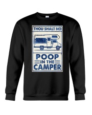 THOU SHALT NOT POO IN THE CAMPER Crewneck Sweatshirt tile