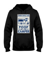 THOU SHALT NOT POO IN THE CAMPER Hooded Sweatshirt tile